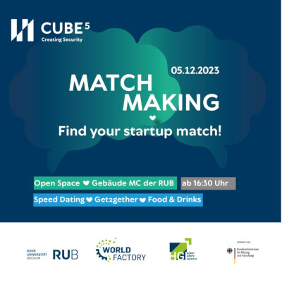 Cube 5 Matchmaking am 5.12.23
TreviAI wird dabei sein und freut sich auf eine interessante Veranstaltung